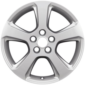 Platišče iz lahke zlitine 17" s 5 kraki, srebrne barve